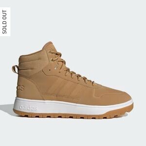 Adidas Basketball inspired nubuck winterized lace up boots
